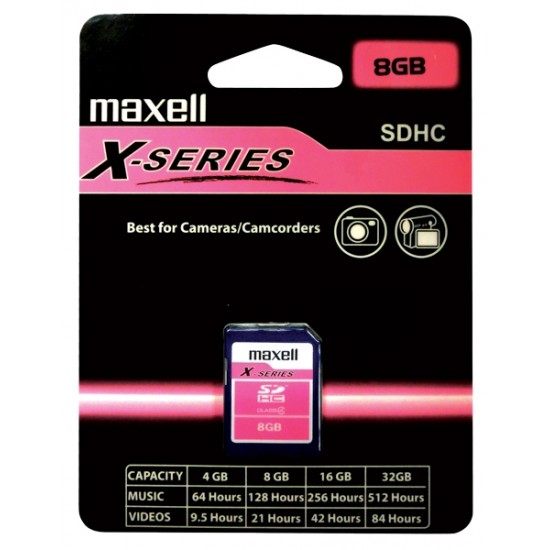 Pamäťová karta SDHC 8GB CL4 854511 MAXELL