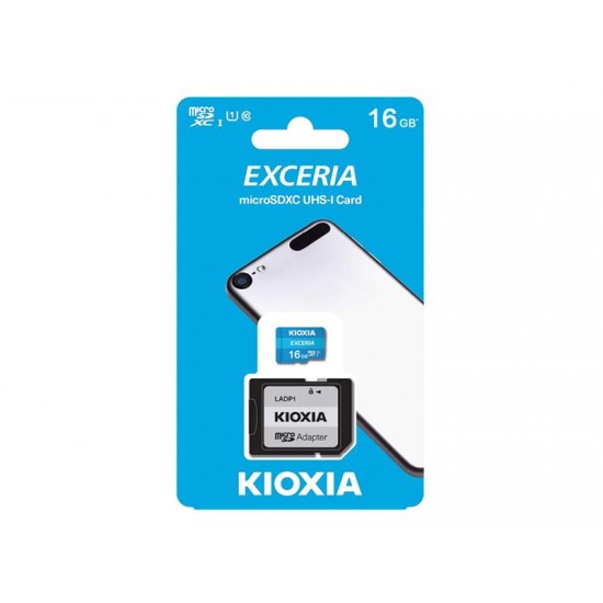 Pamäťová karta KIOXIA micro SD 16 GB s adaptérom