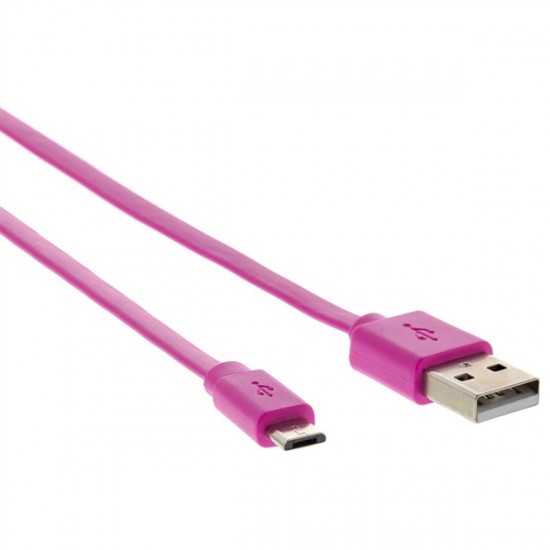 Kabel USB - Micro USB, Sencor SCO 512-010 PINK