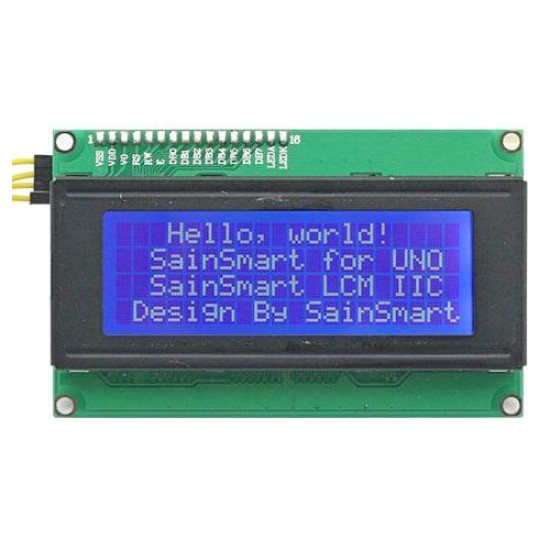Displej LCD2004 IIC/I2C, 20x4 znaky, modré podsvietenie